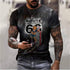 Men's Trendy Breathable Pullover Top Round Neck Short Sleeve